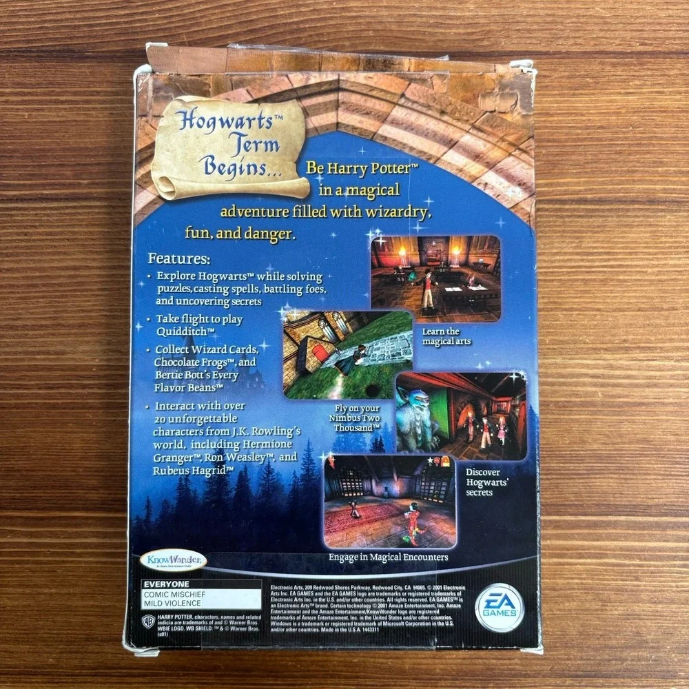 Harry Potter and the Sorcerer's Stone PC CD-ROM Game Complete w/ Manual